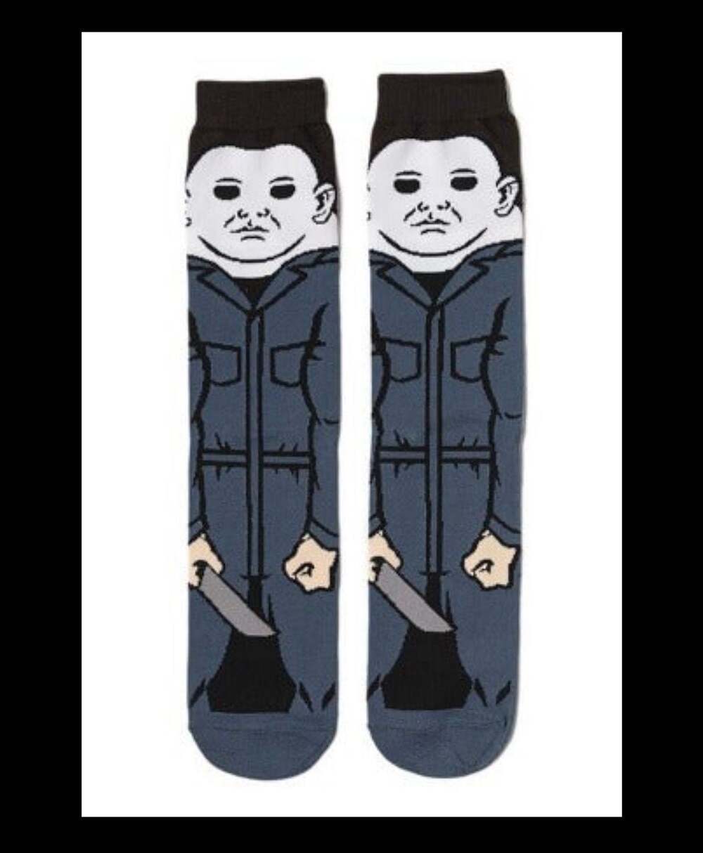 Michael Myers Halloween 360 Character Crew Socks